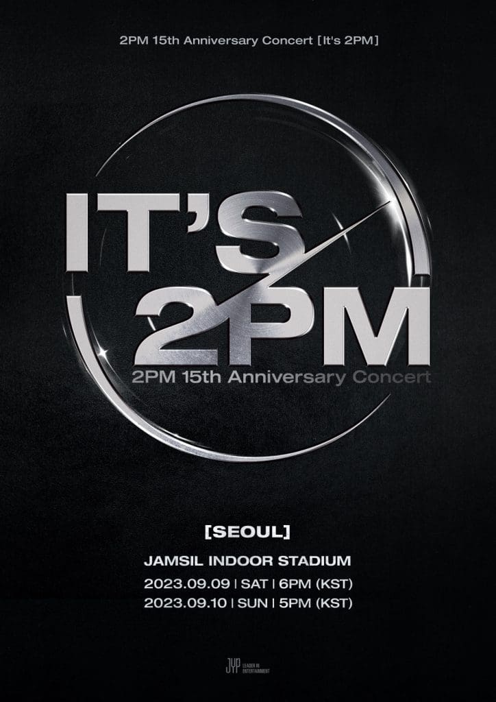 2PM Announces Unmissable 15th Anniversary Full-Group Concert in Seoul