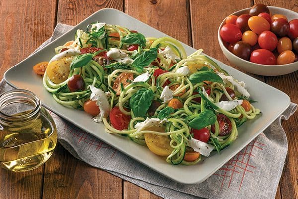 Caprese Zucchini Noodle Bowl