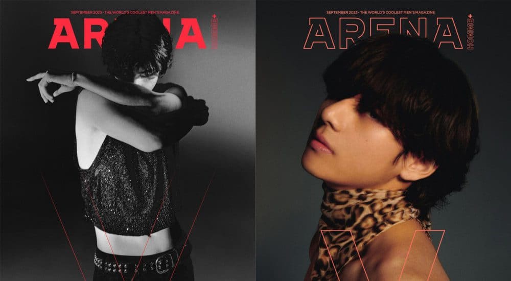 BTS's V Captivates in 'Arena' x 'Celine' Photoshoot Ahead of Solo Debut