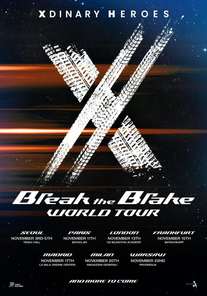 Xdinary Heroes Unveils Initial Dates and Locations for Debut World Tour “Break The Brake”