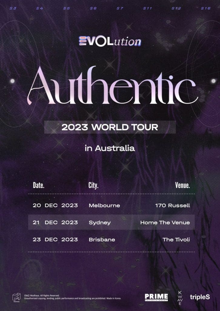 tripleS's EVOLution Set to Rock Australia on ‘Authentic’ World Tour