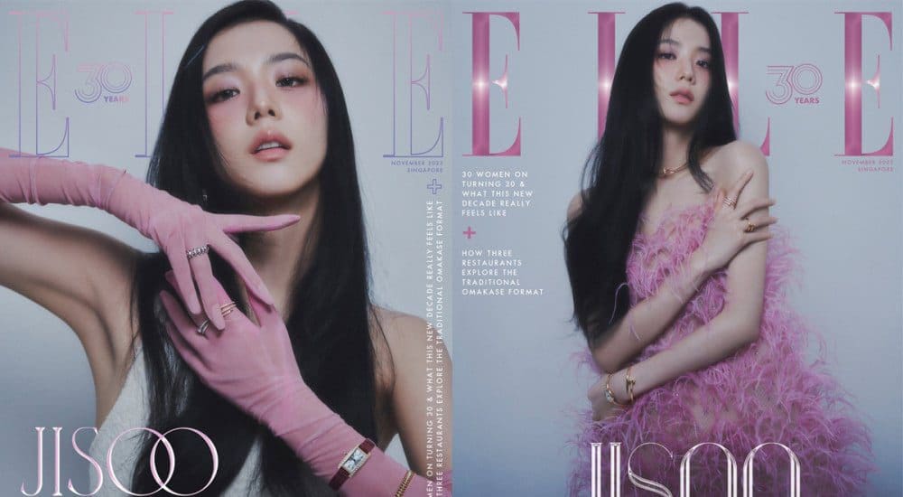 BLACKPINK's Jisoo Radiates Elegance on 'Elle Singapore' November Cover