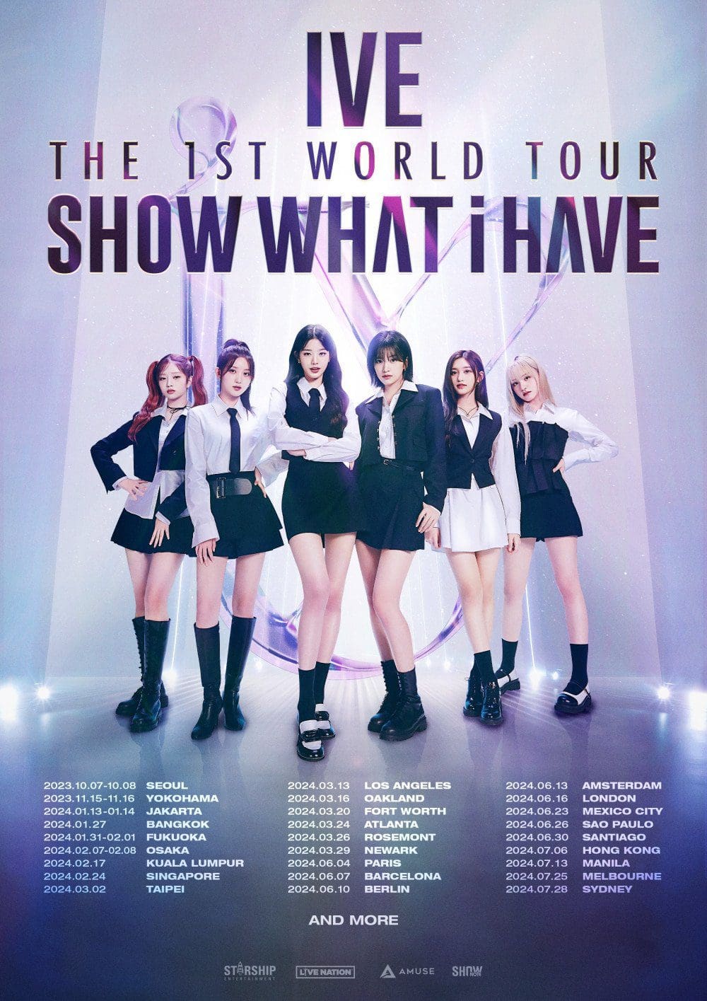 IVE Embarks on Their Inaugural World Tour: 'Show What I Have'