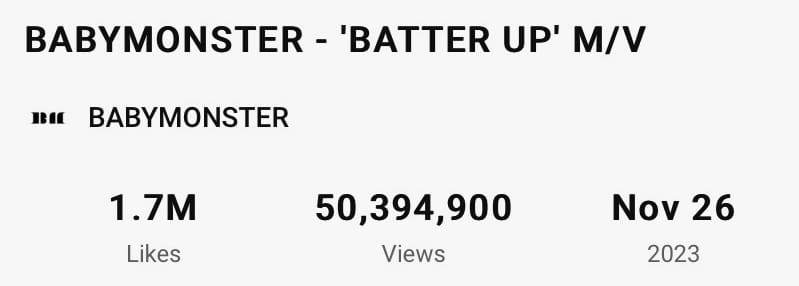 BABYMONSTER Shatters Views Record with Debut MV 'BATTER UP'