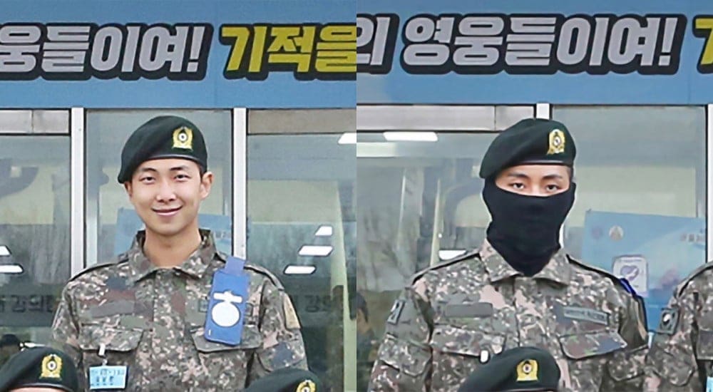 BTS's RM & V Shine in Latest Group Photos from Nonsan Training Center