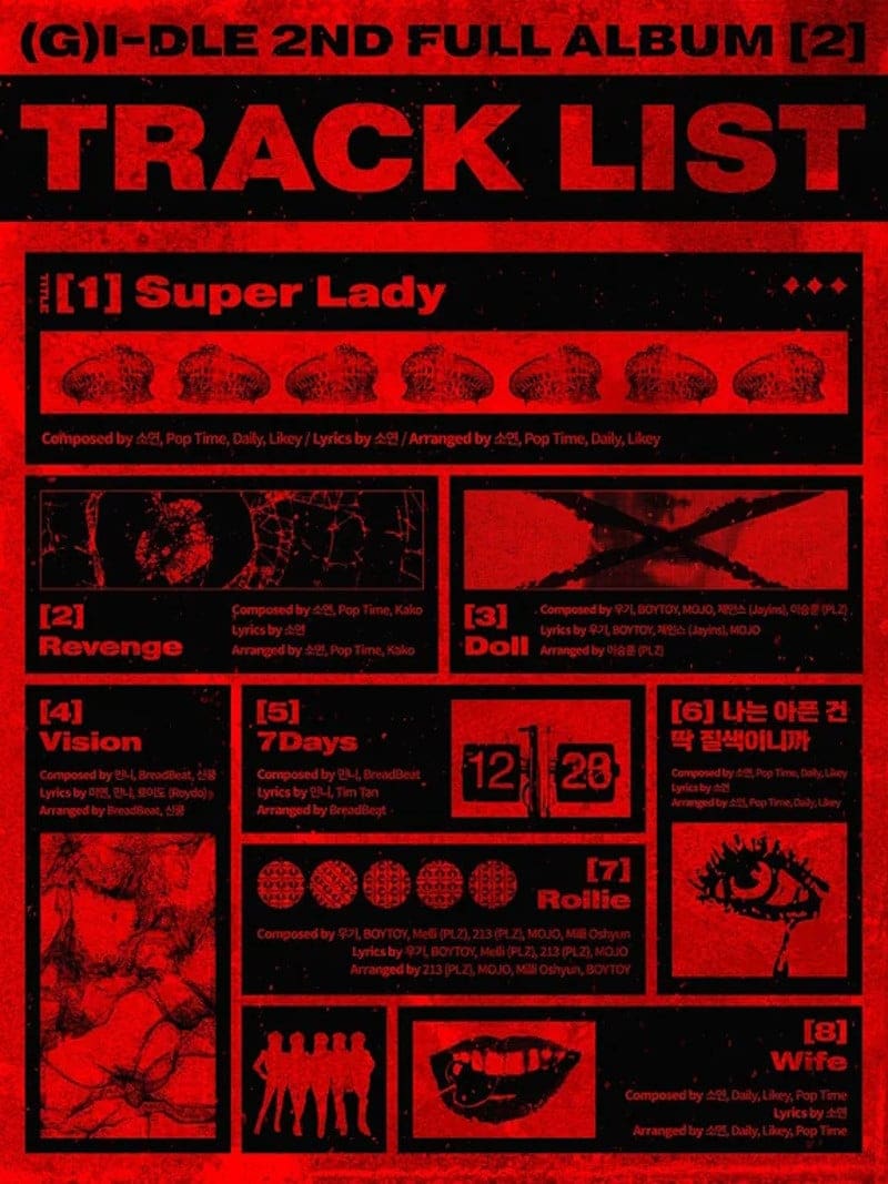 (G)I-DLE's '2': Unveiling the Exciting Track List for the Upcoming Album 002