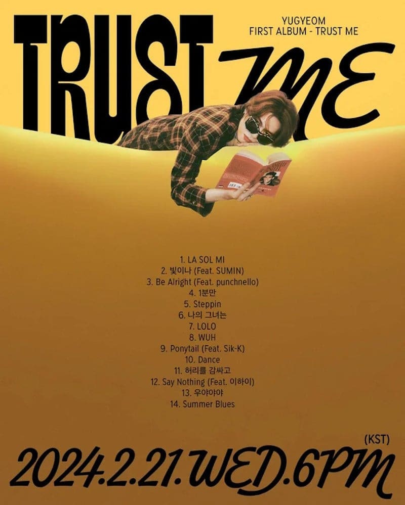 Yugyeom of GOT7 Unveils 'Trust Me' Album Tracklist 002